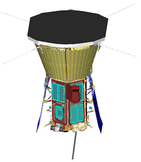 Satellite Solar Probe Plus avec ses paneaux solaires repliés